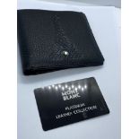 BLACK WALLET MARKED MONT BLANC DEPICTING EIFFEL TOWER