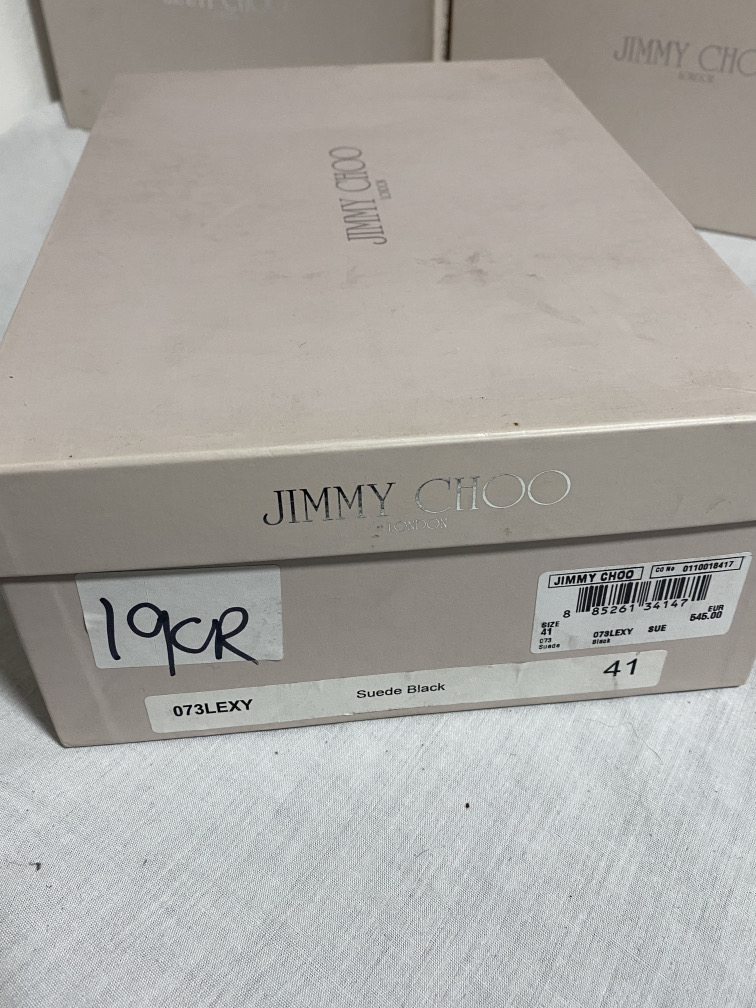 JIMMY CHOO (LONDON) LADIES SHOES / FOOTWEAR (BOXED IN VGC) - Image 8 of 8