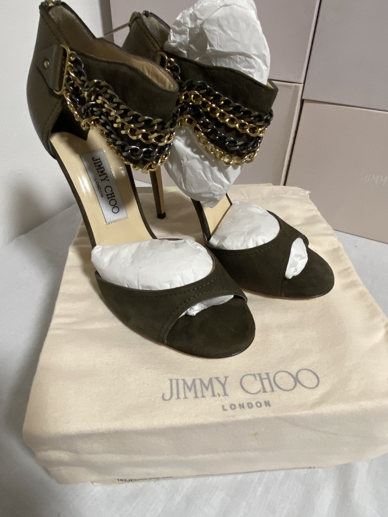 JIMMY CHOO (LONDON) LADIES SHOES / FOOTWEAR (BOXED IN VGC) - Image 7 of 13