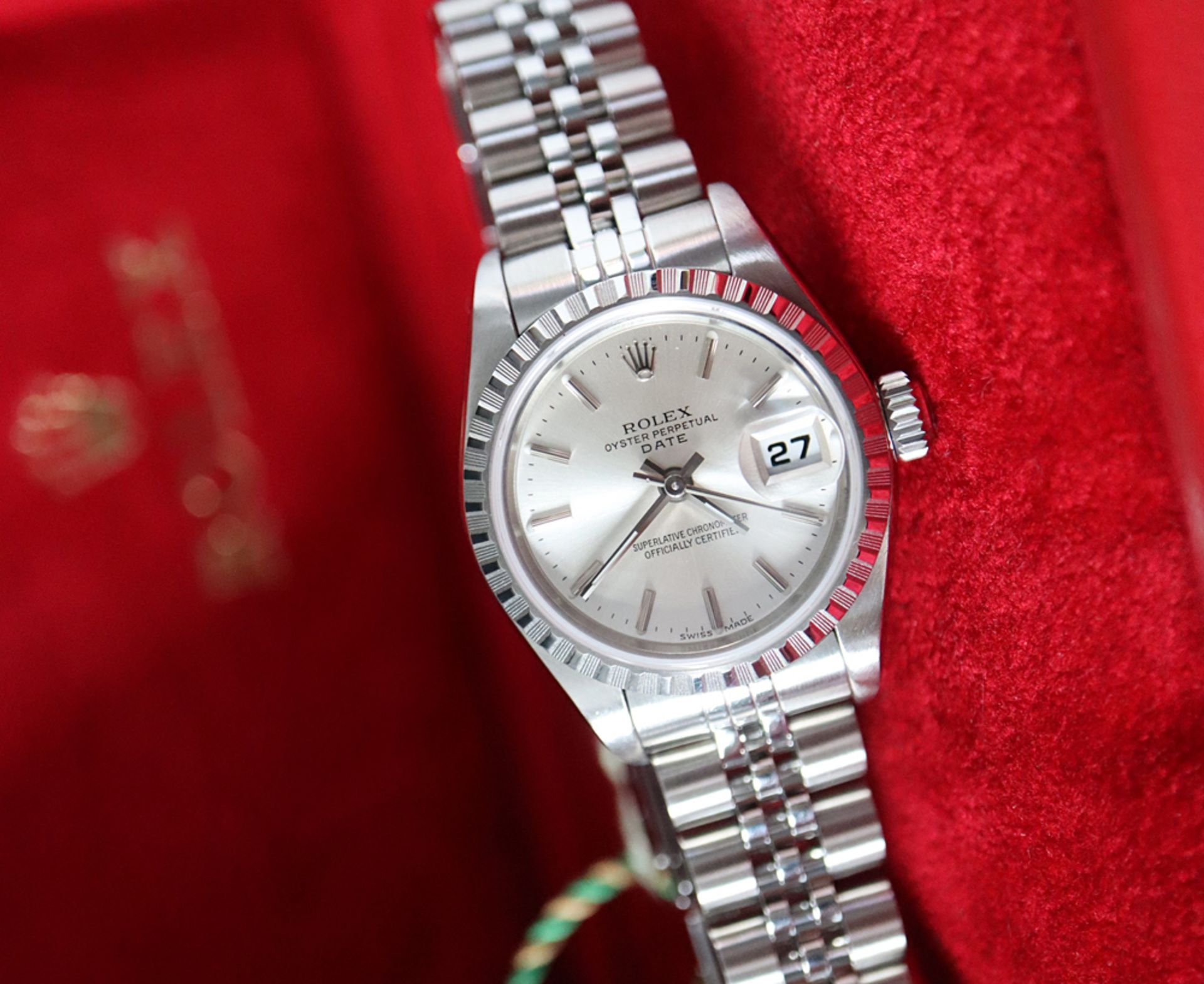 ROLEX OYSTER DATE / DATEJUST MODEL 79240 - FULL SET BOX AND CERTIFICATES ETC - Image 2 of 12