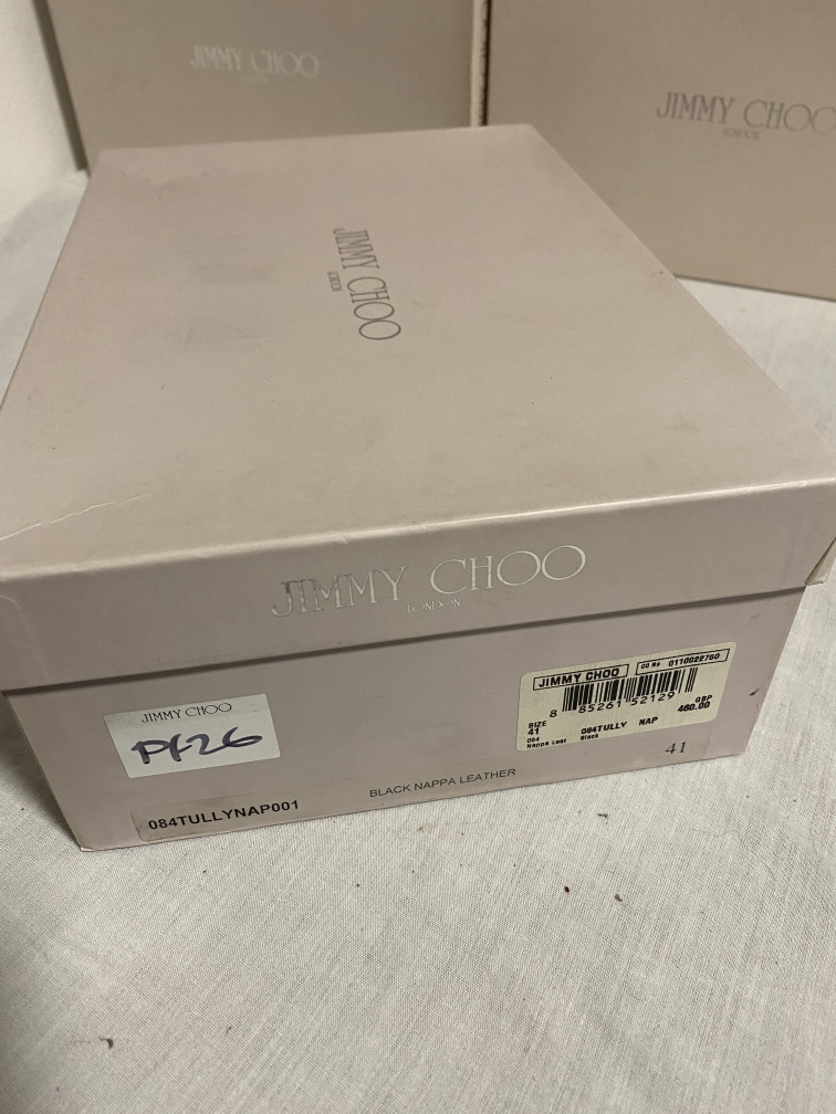 JIMMY CHOO (LONDON) LADIES SHOES / FOOTWEAR (BOXED IN VGC) - Image 4 of 13