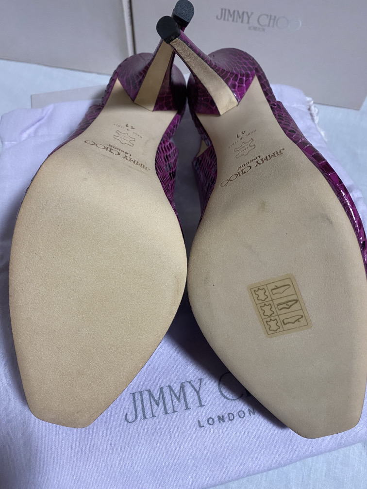 JIMMY CHOO (LONDON) LADIES SHOES / FOOTWEAR (BOXED IN VGC) - Image 12 of 13