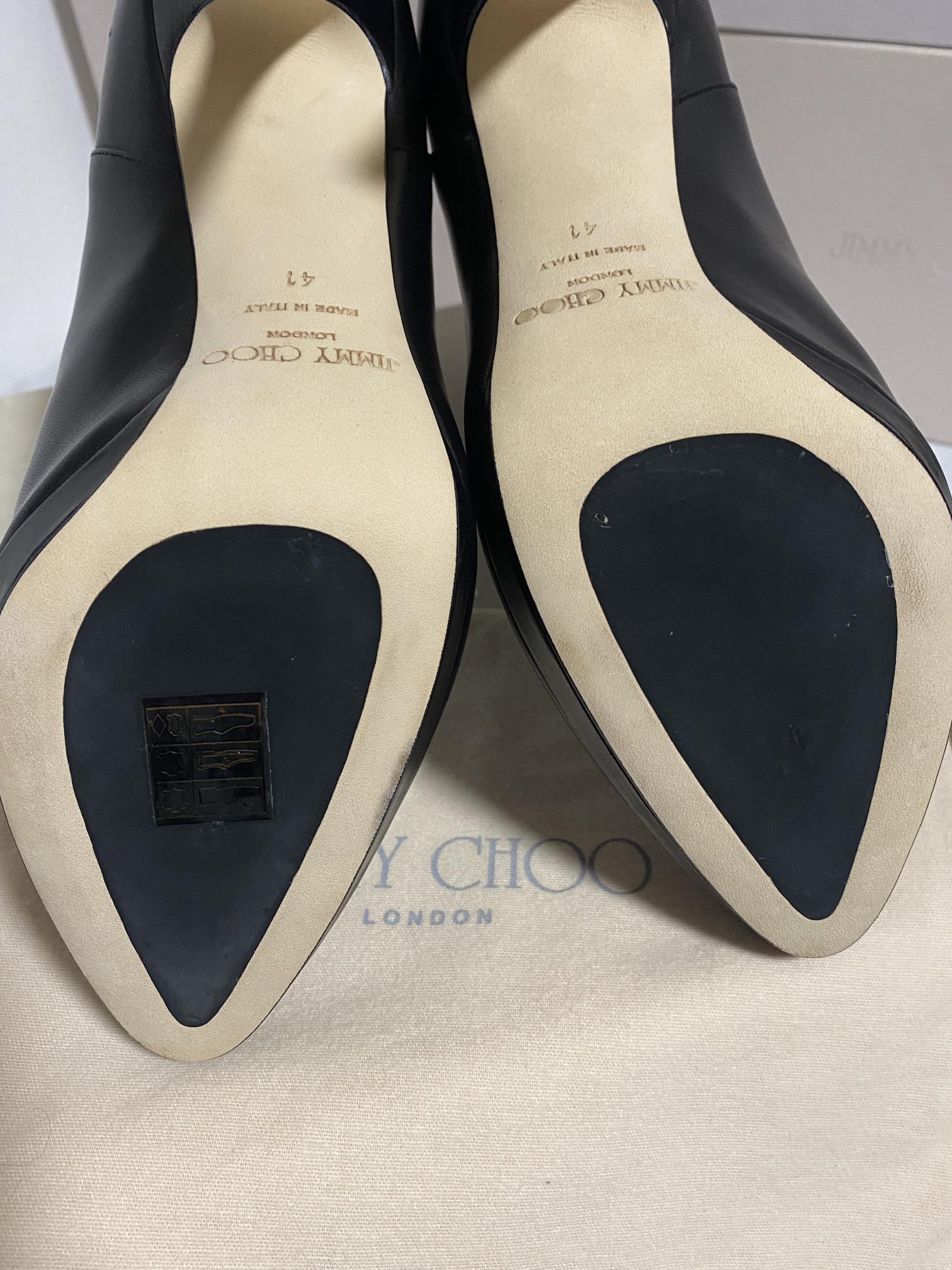 JIMMY CHOO (LONDON) LADIES SHOES / FOOTWEAR (BOXED IN VGC) - Image 8 of 10