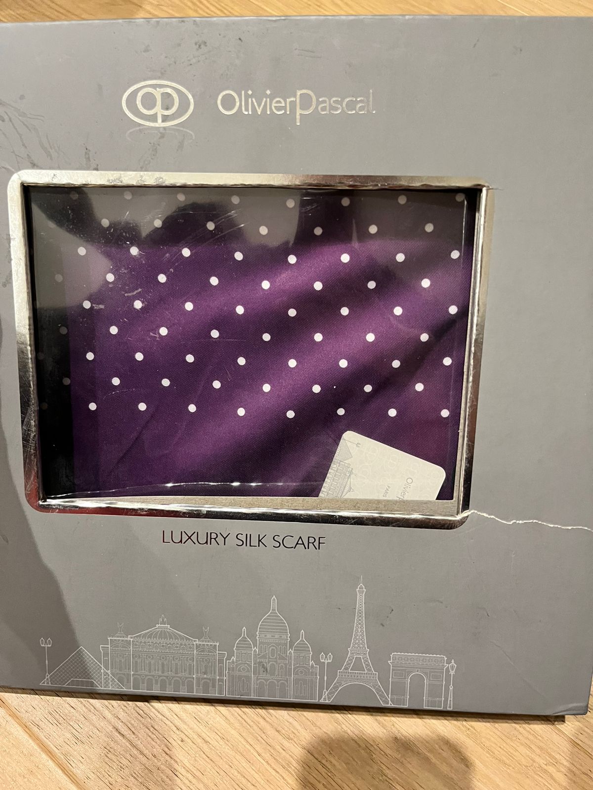 OLIVIER PASCAL LUXURY SILK SCARF