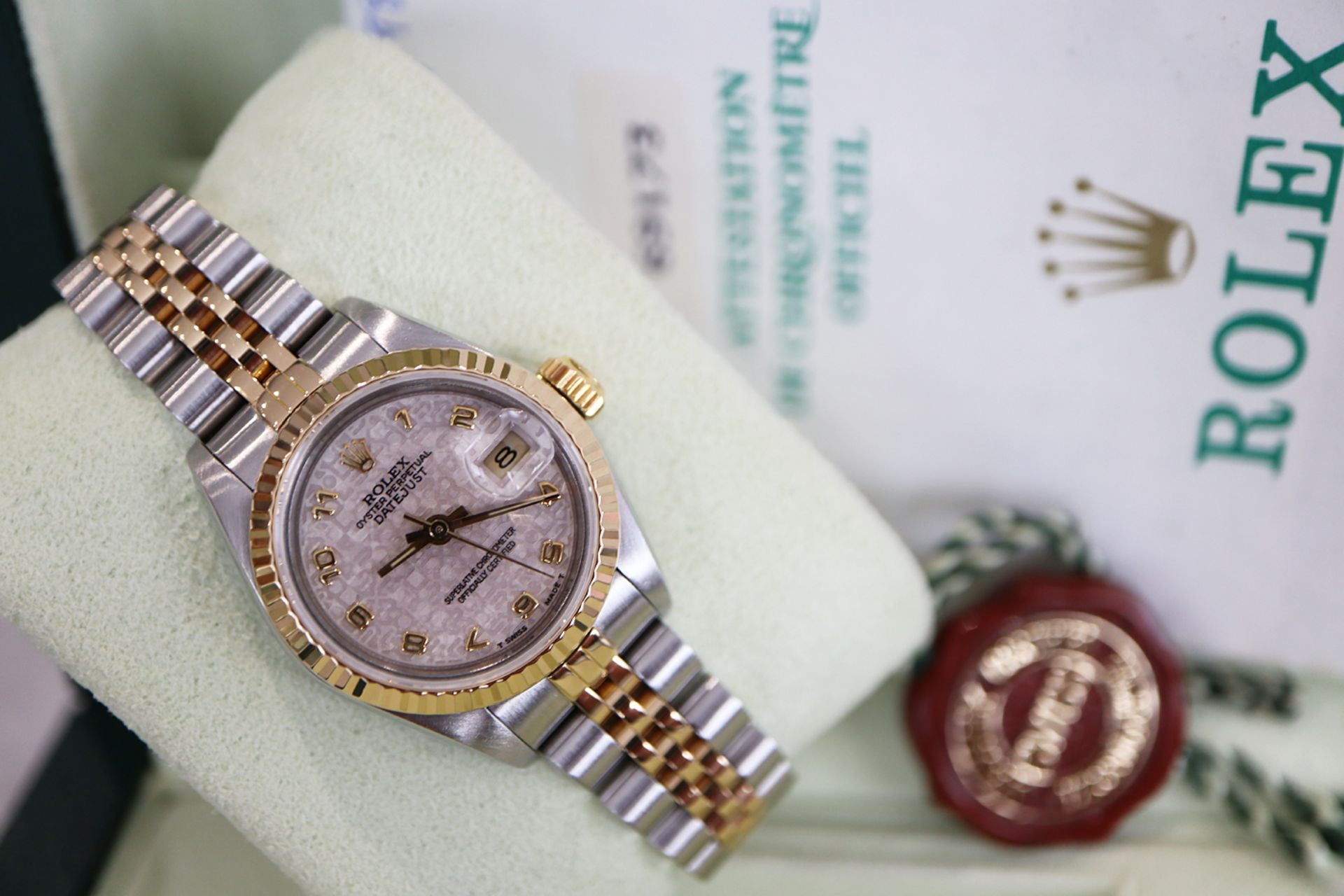 *BOX & PAPERS* ROLEX DATEJUST 18K YELLOW GOLD & STEEL REF. 69173 26MM LADIES MODEL - Image 9 of 9