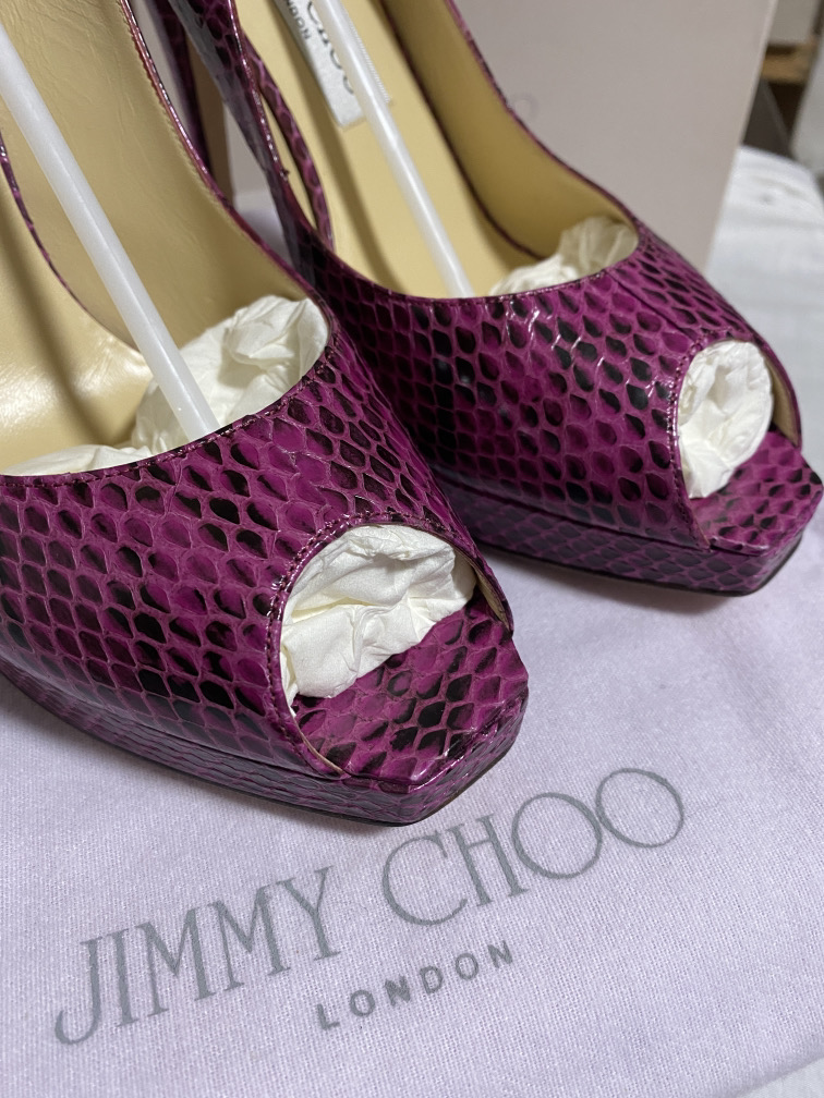 JIMMY CHOO (LONDON) LADIES SHOES / FOOTWEAR (BOXED IN VGC) - Image 7 of 13