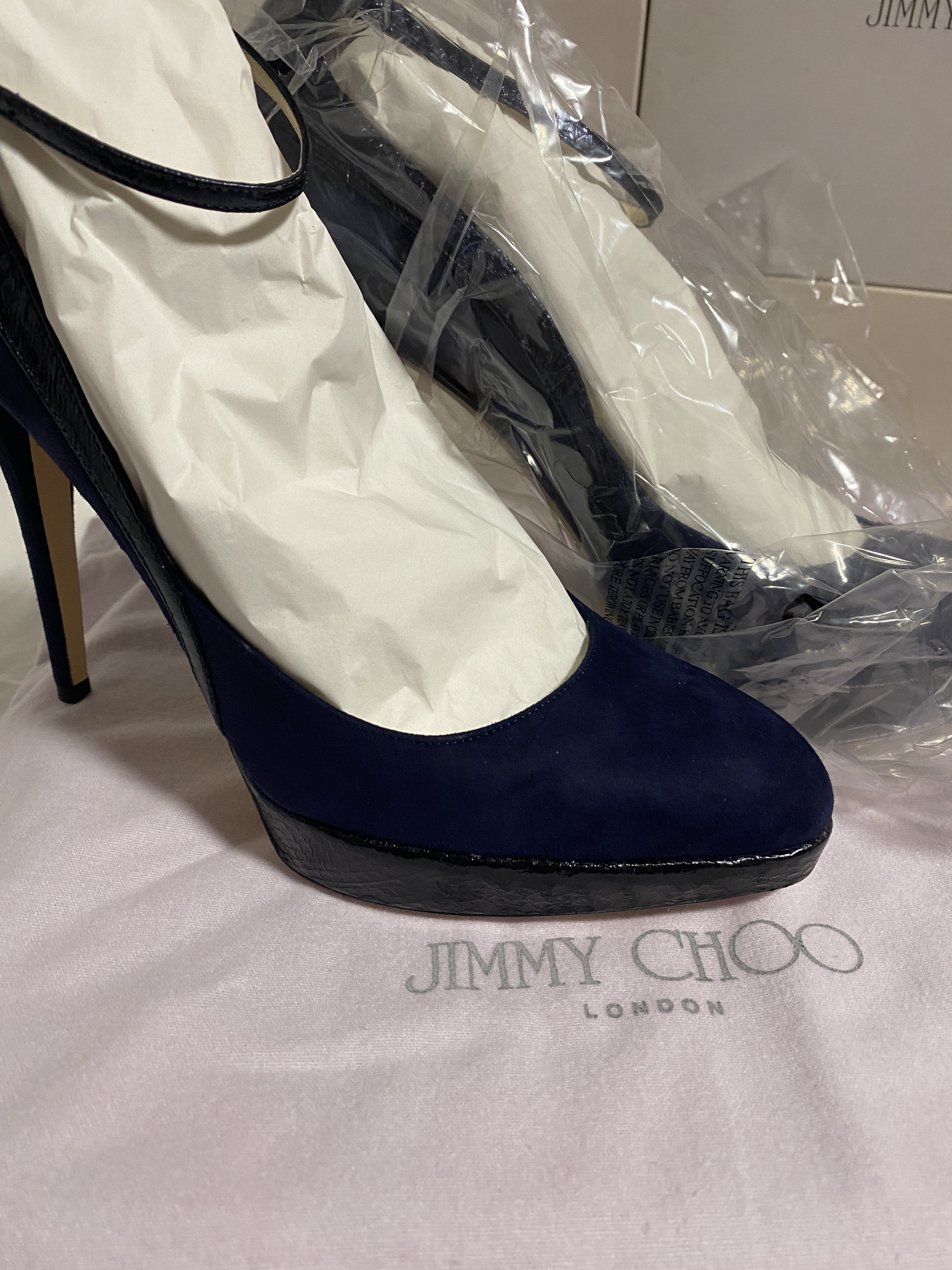 JIMMY CHOO (LONDON) LADIES SHOES / FOOTWEAR (BOXED IN VGC) - Image 4 of 9