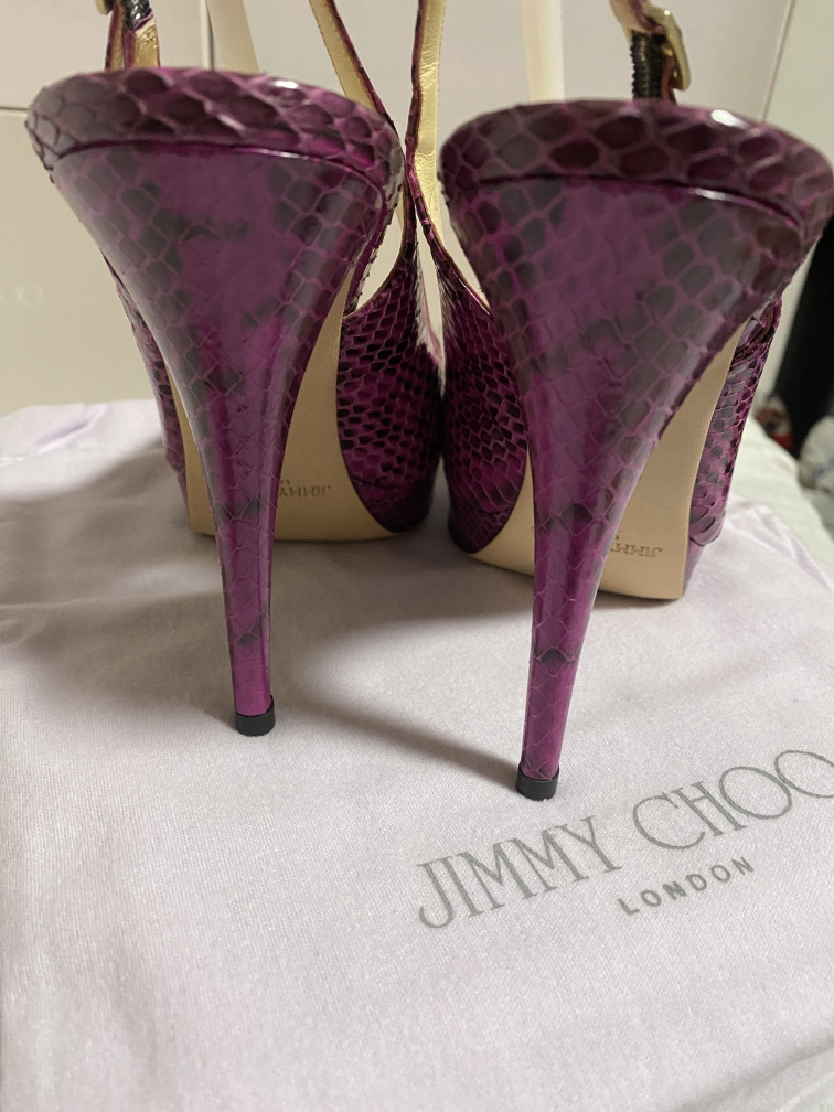 JIMMY CHOO (LONDON) LADIES SHOES / FOOTWEAR (BOXED IN VGC) - Image 10 of 13