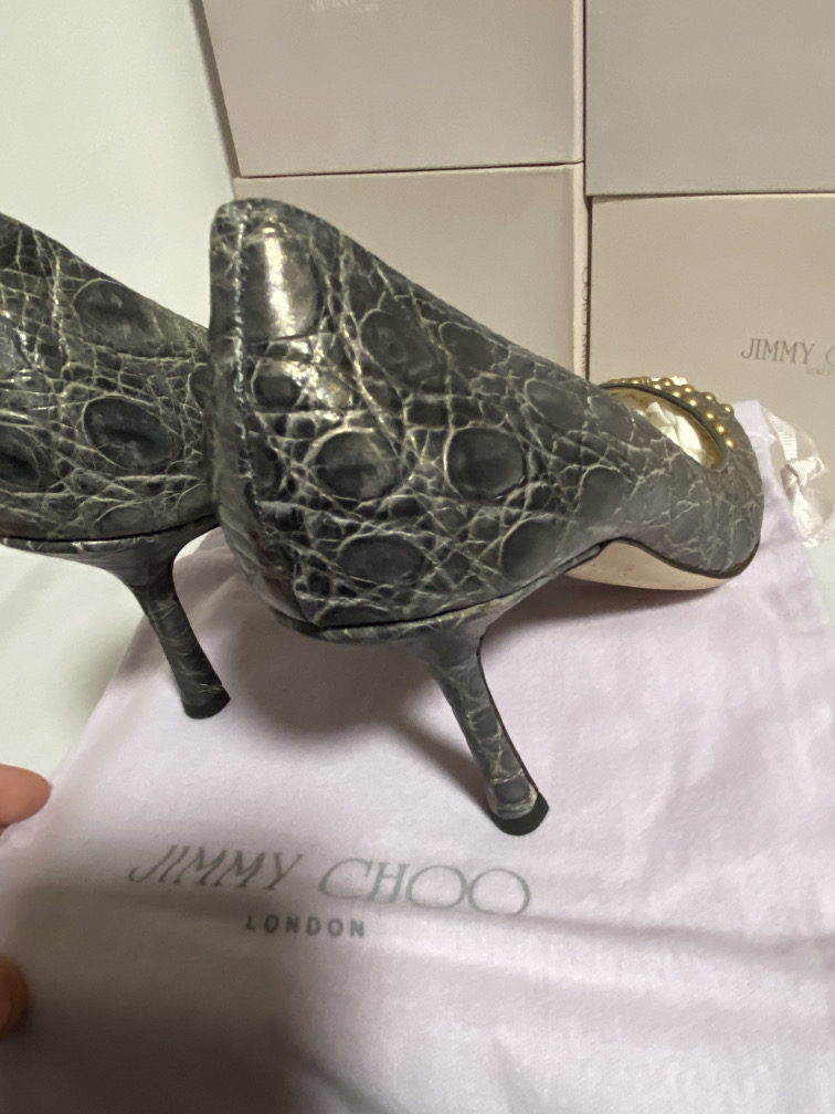 JIMMY CHOO (LONDON) LADIES SHOES / FOOTWEAR (BOXED IN VGC) - Image 8 of 11