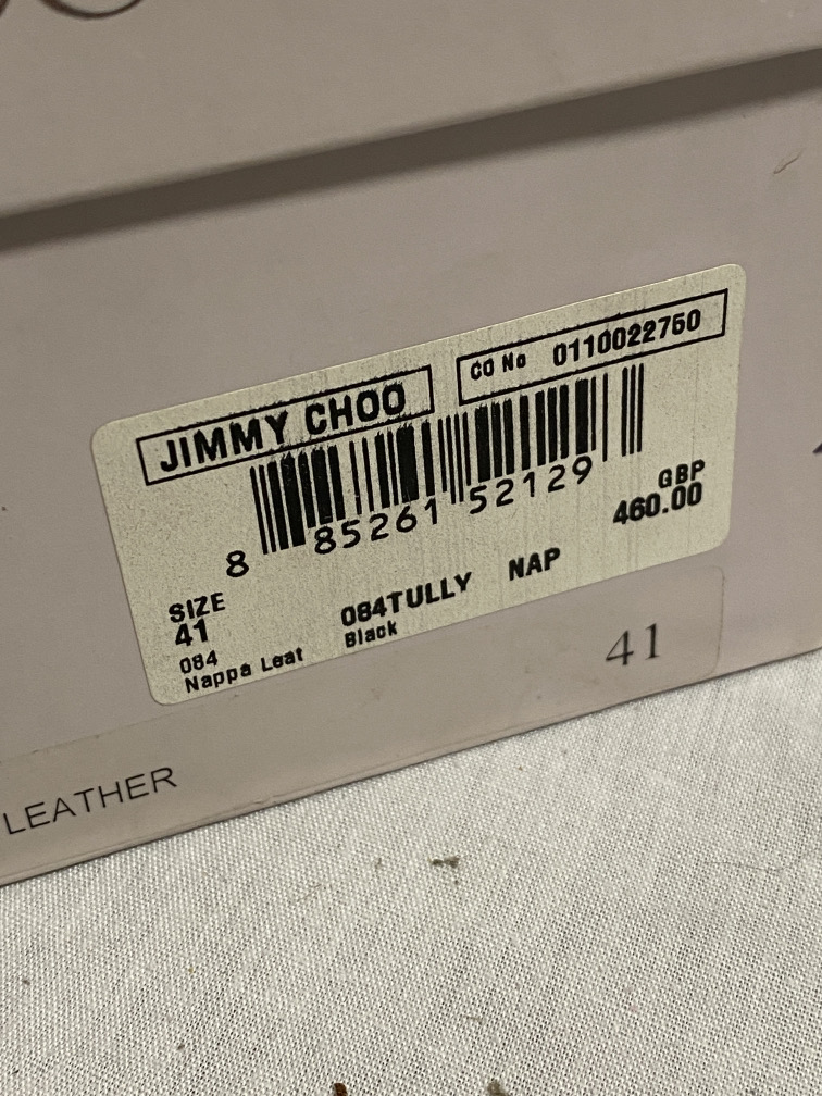 JIMMY CHOO (LONDON) LADIES SHOES / FOOTWEAR (BOXED IN VGC) - Image 2 of 13