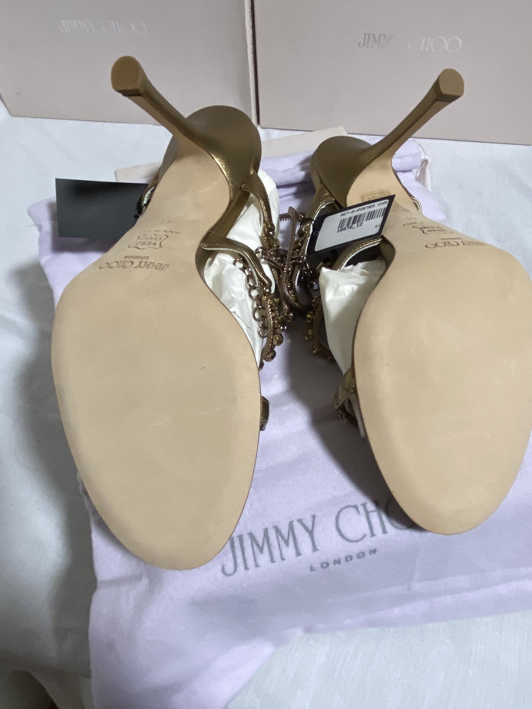JIMMY CHOO (LONDON) LADIES SHOES / FOOTWEAR (BOXED IN VGC) - Image 7 of 10