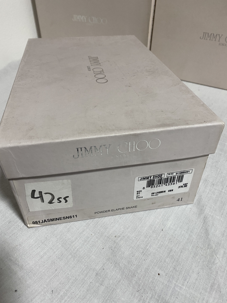 JIMMY CHOO (LONDON) LADIES SHOES / FOOTWEAR (BOXED IN VGC) - Image 2 of 7