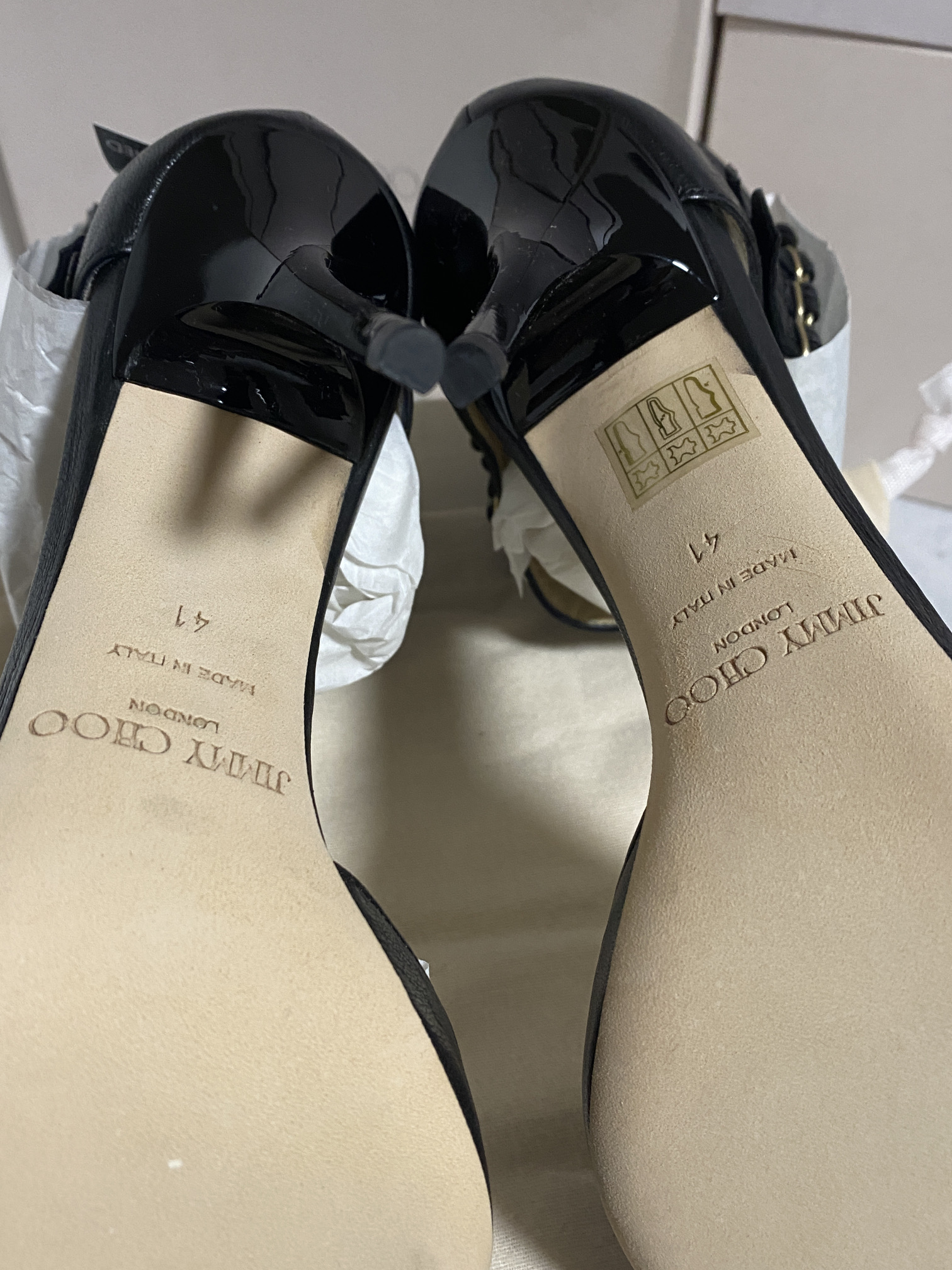 JIMMY CHOO (LONDON) LADIES SHOES / FOOTWEAR (BOXED IN VGC) - Image 10 of 10