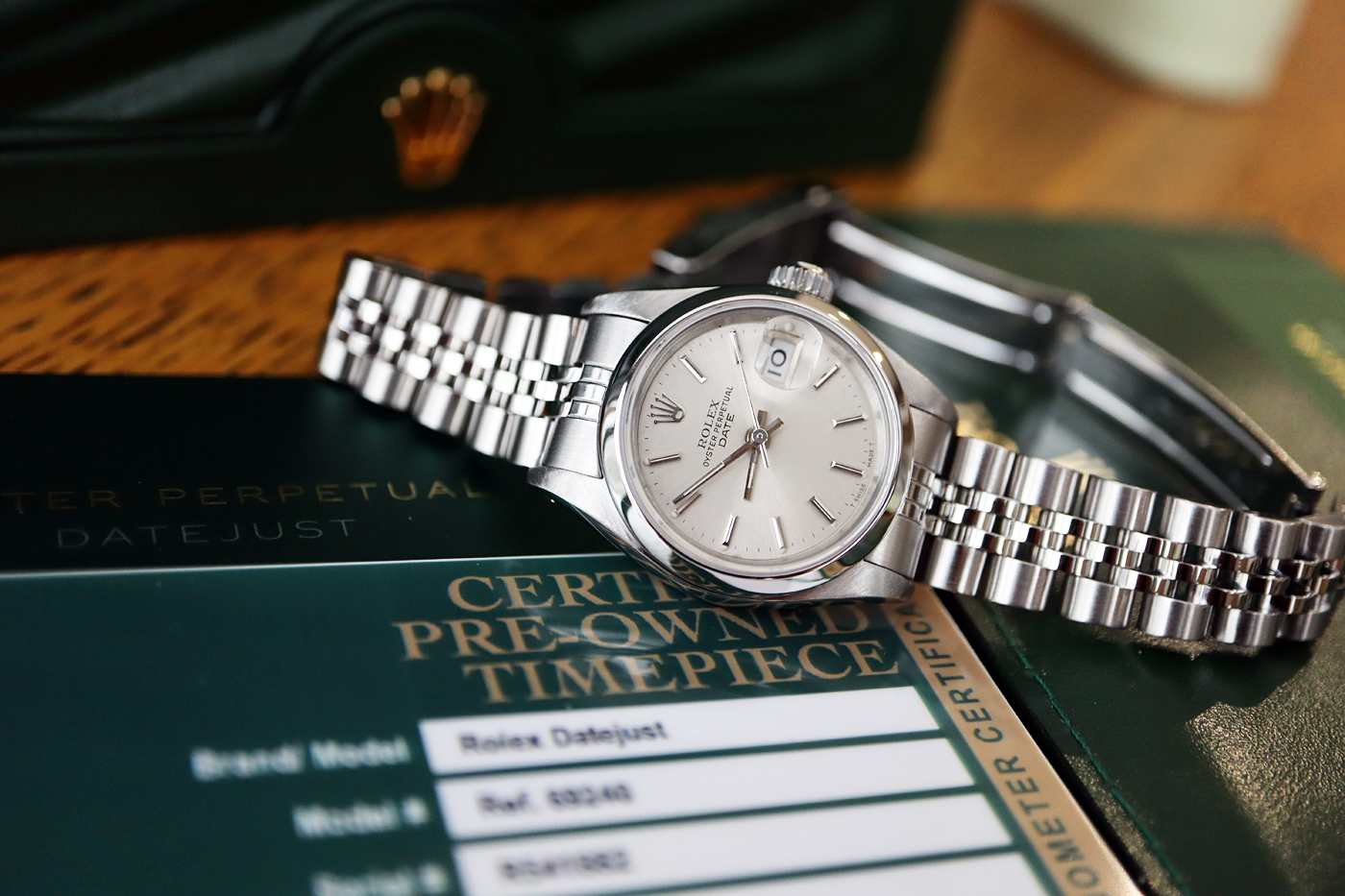 *STUNNING* ROLEX DATEJUST REF. 69240 - STEEL / SILVER DIAL (BOX & CERTIFICATE) - Image 7 of 9