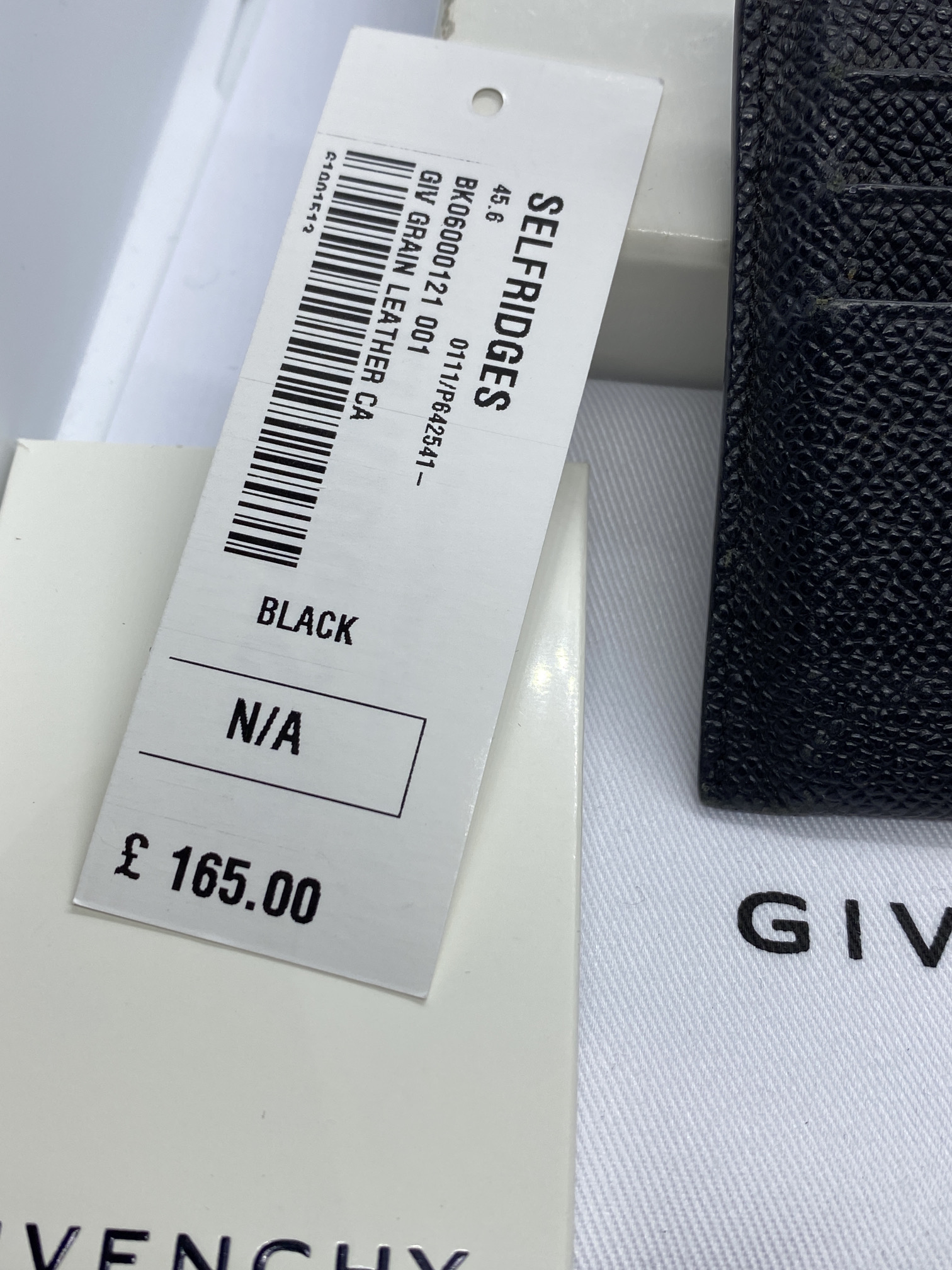 GIVENCHY LEATHER CREDIT CARD HOLDER WITH BOX ETC - Image 3 of 5