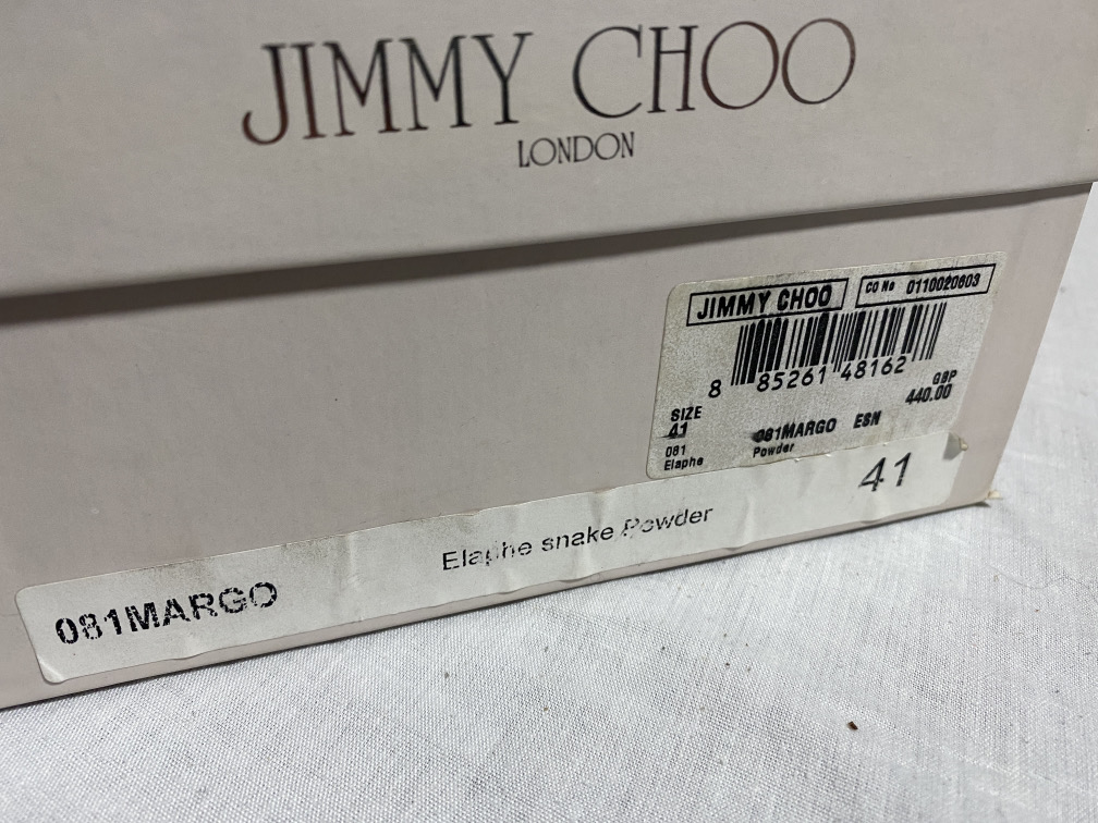 JIMMY CHOO (LONDON) LADIES SHOES / FOOTWEAR (BOXED IN VGC) - Image 2 of 8