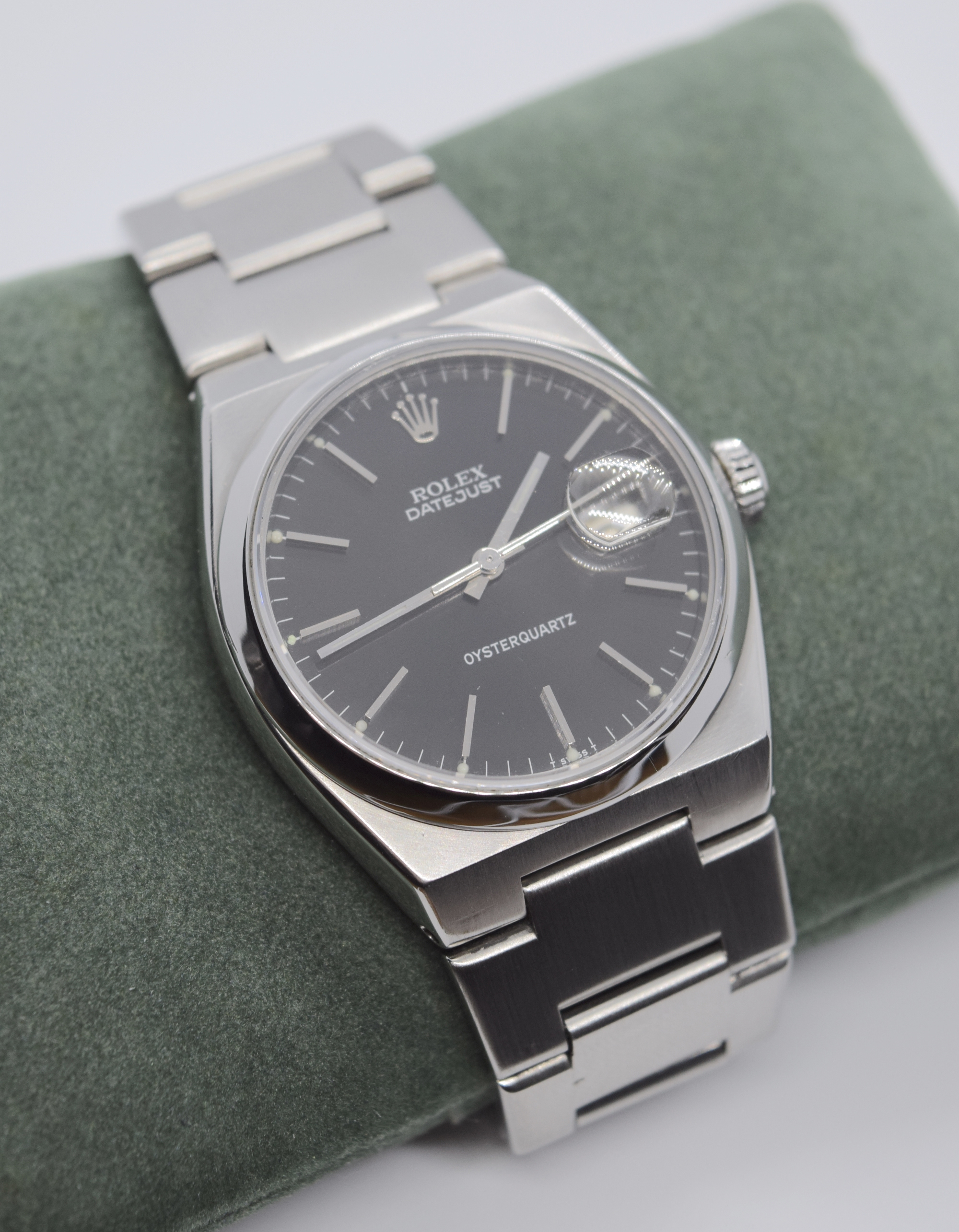 STEEL ROLEX DATEJUST OYSTERQUARTZ REF. 17000 (BLACK DIAL) - 36MM - Image 2 of 11