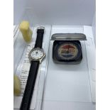 PROMO COCA COLA WATCH IN BOX & PEPSI TRAVEL ALARM CLOCK