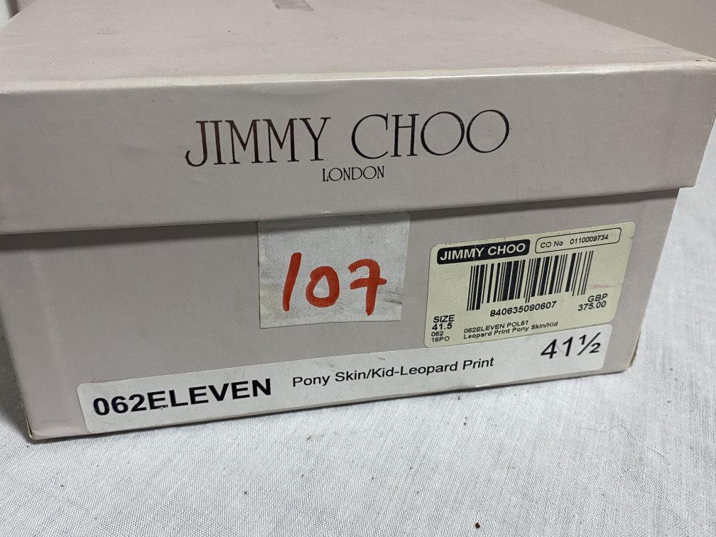 JIMMY CHOO (LONDON) LADIES SHOES / FOOTWEAR (BOXED IN VGC) - Image 2 of 13