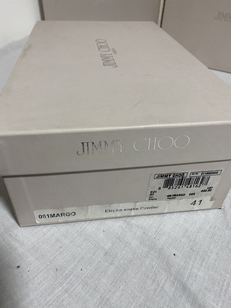 JIMMY CHOO (LONDON) LADIES SHOES / FOOTWEAR (BOXED IN VGC) - Image 8 of 8