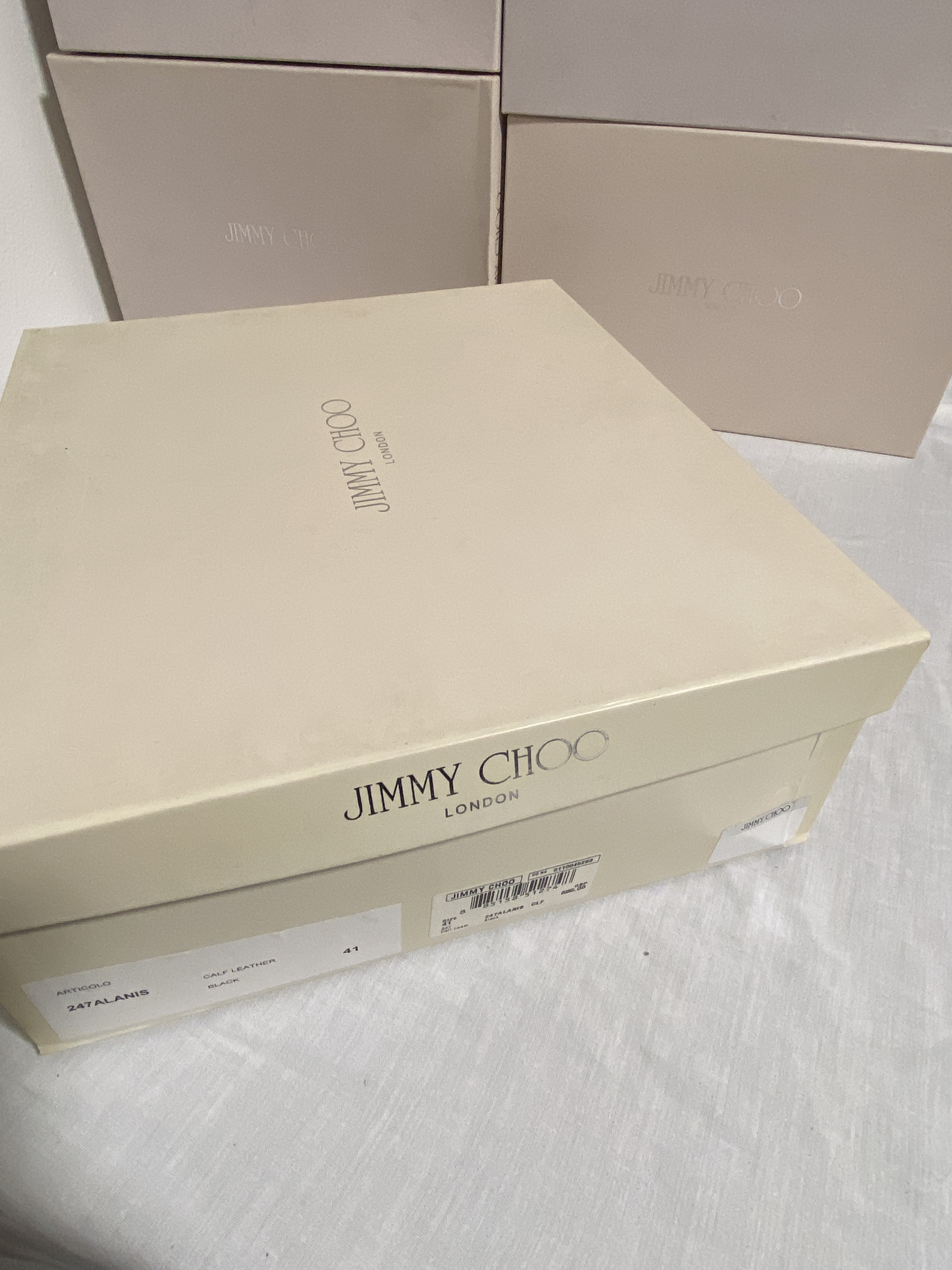 JIMMY CHOO (LONDON) LADIES SHOES / FOOTWEAR (BOXED IN VGC) - Image 6 of 10