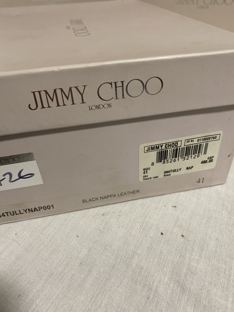 JIMMY CHOO (LONDON) LADIES SHOES / FOOTWEAR (BOXED IN VGC) - Image 6 of 13