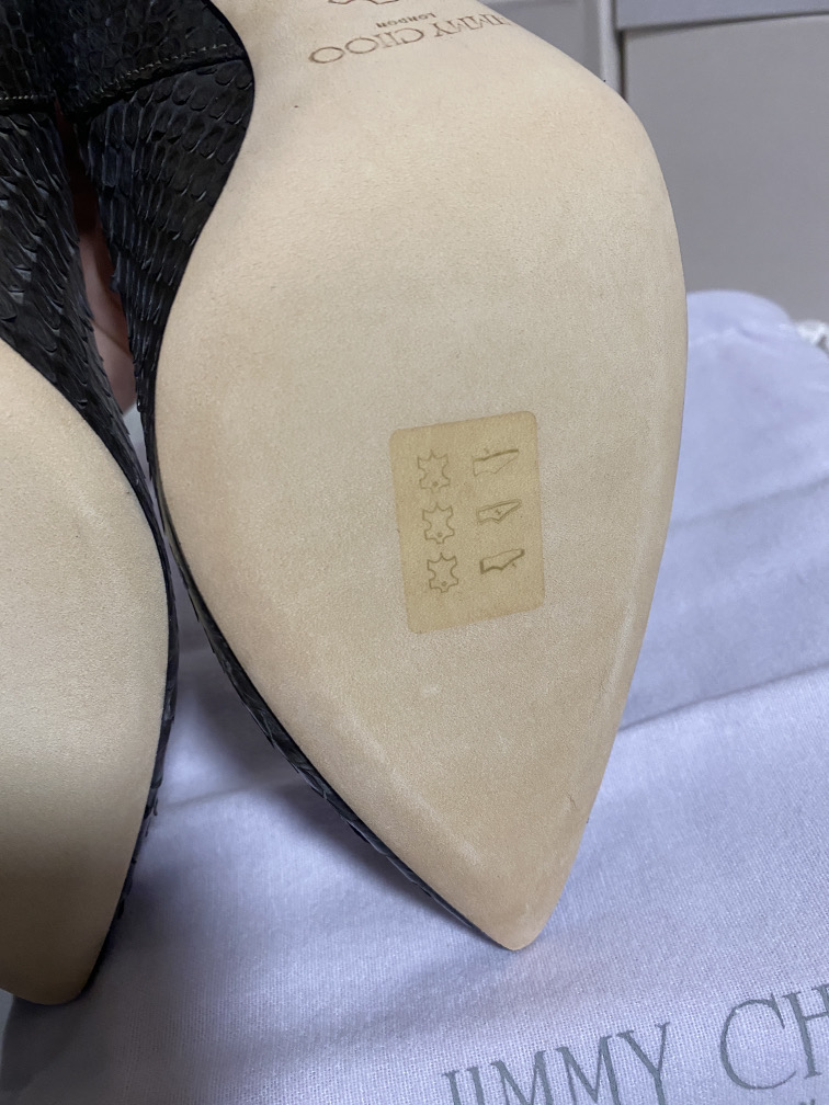 JIMMY CHOO (LONDON) LADIES SHOES / FOOTWEAR (BOXED IN VGC) - Image 9 of 11