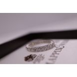 1.90CT DIAMOND (VVS-H) 18K WHITE GOLD FULL ETERNITY RING (SIZE L)