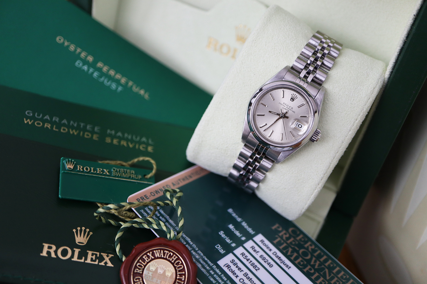 *STUNNING* ROLEX DATEJUST REF. 69240 - STEEL / SILVER DIAL (BOX & CERTIFICATE) - Image 3 of 9