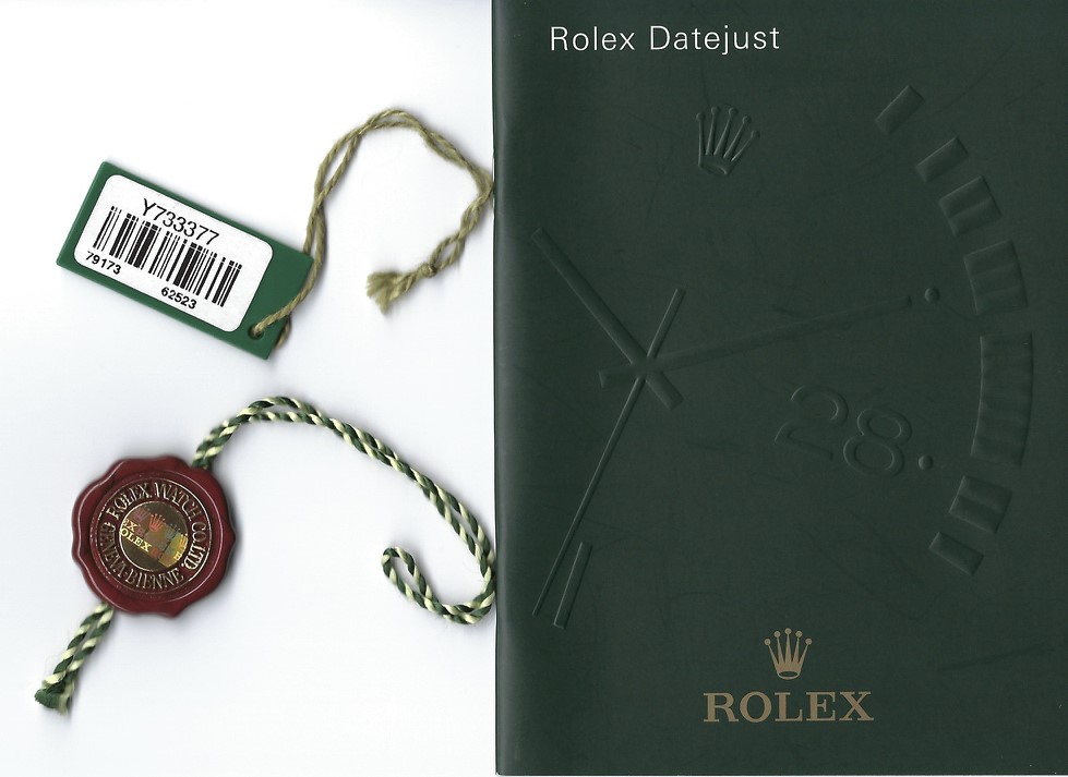 RARE *DIAMOND* ROLEX DATEJUST REF 79173 18K GOLD & STEEL - FACTORY NAVY BLUE DIAMOND DIAL (FULL SET) - Image 9 of 10