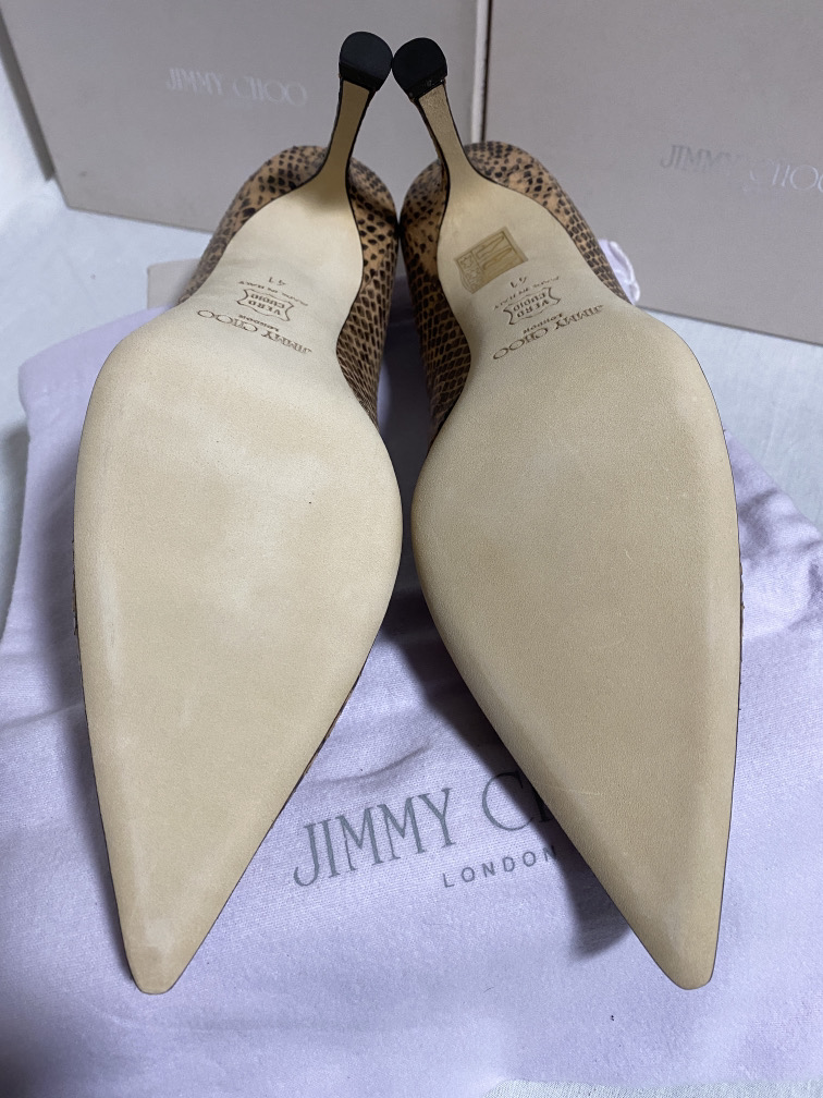 JIMMY CHOO (LONDON) LADIES SHOES / FOOTWEAR (BOXED IN VGC) - Image 6 of 8