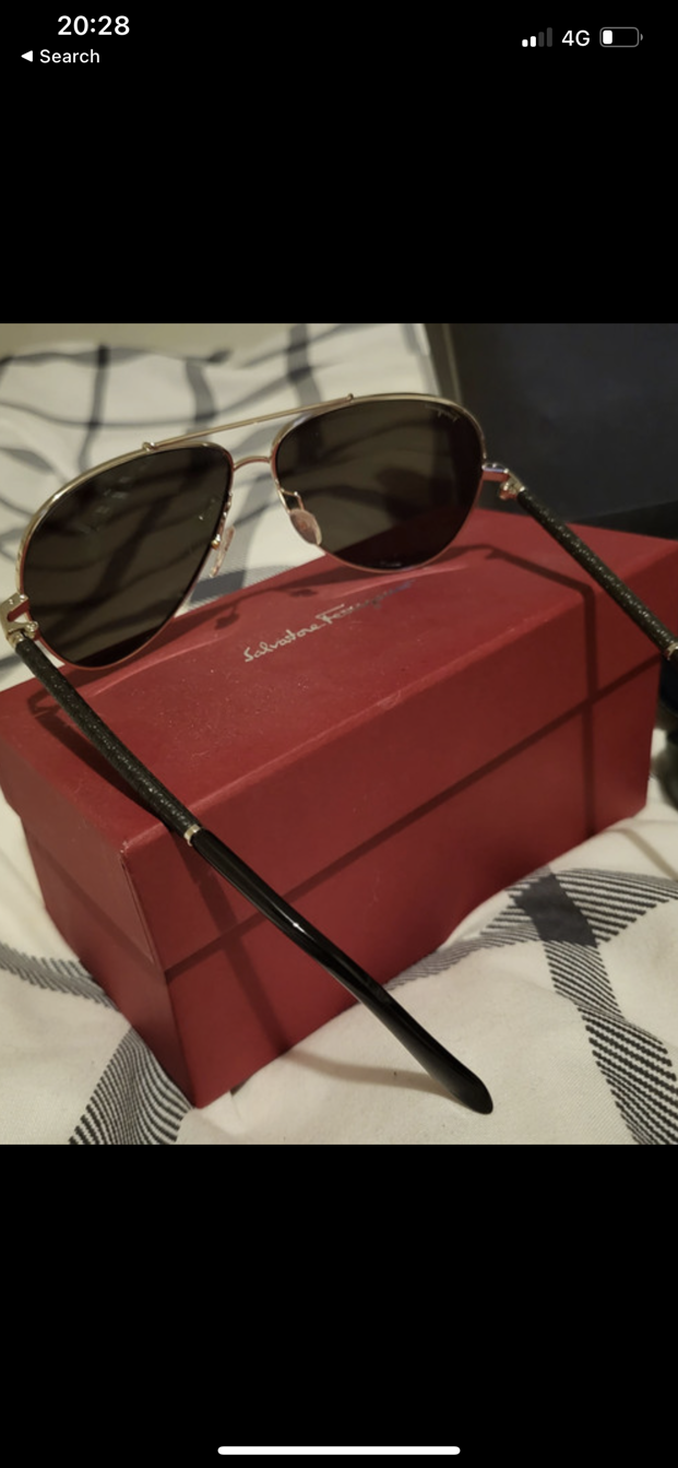 SALVATORE FERRAGAMO SUNGLASSES WITH BOX ETC - Image 3 of 4