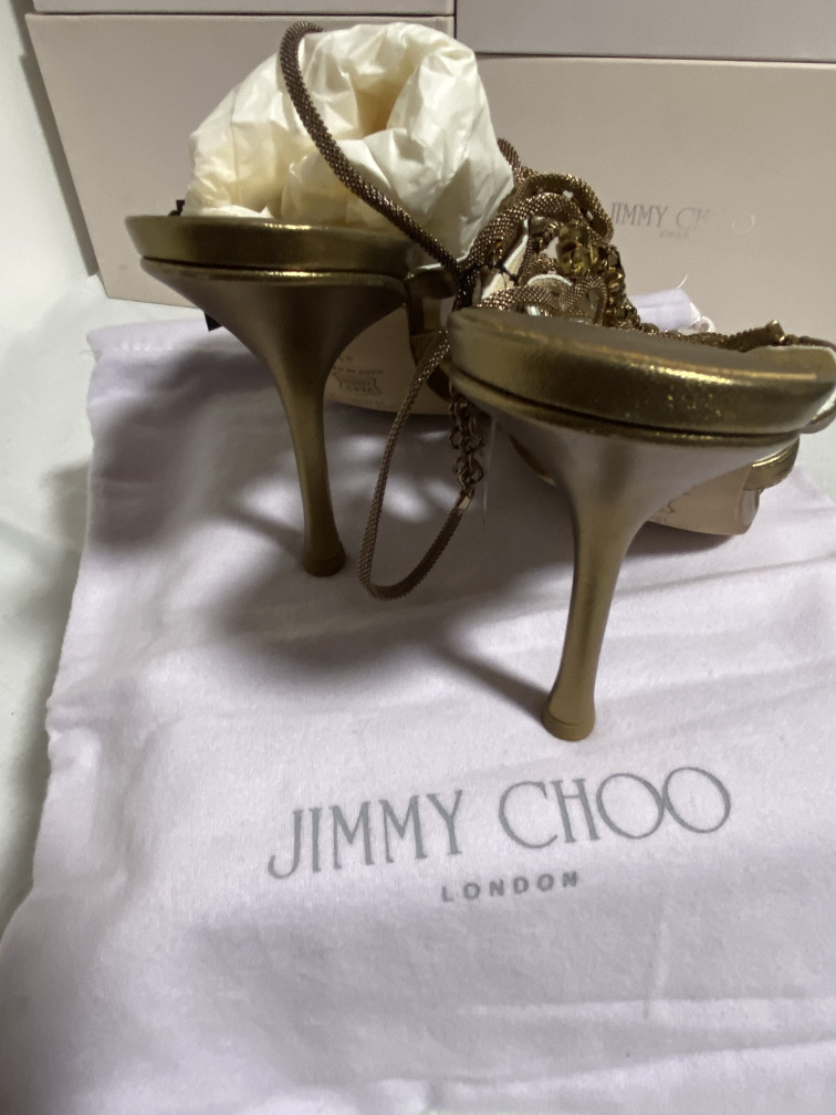 JIMMY CHOO (LONDON) LADIES SHOES / FOOTWEAR (BOXED IN VGC) - Image 4 of 10