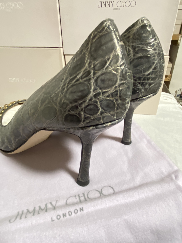 JIMMY CHOO (LONDON) LADIES SHOES / FOOTWEAR (BOXED IN VGC) - Image 6 of 11