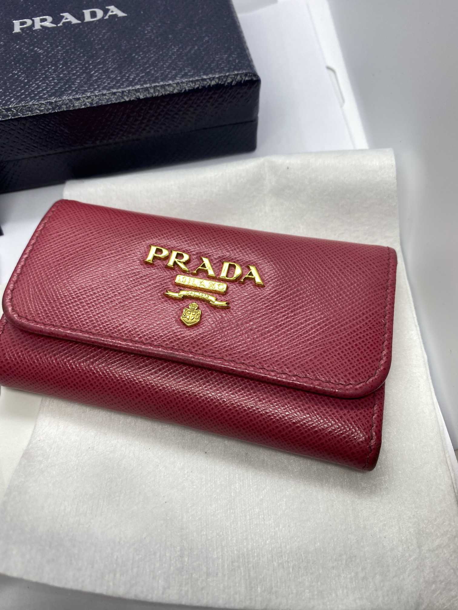 BOXED PRADA KEY HOLDER WALLET - Image 4 of 5