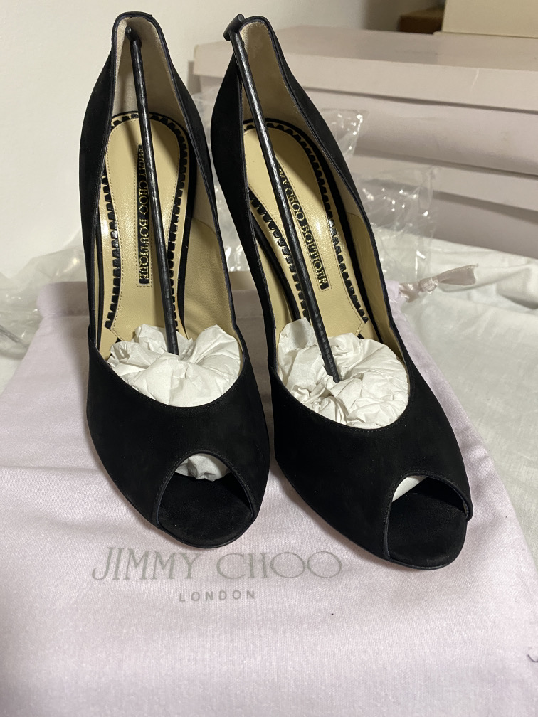 JIMMY CHOO (LONDON) LADIES SHOES / FOOTWEAR (BOXED IN VGC)