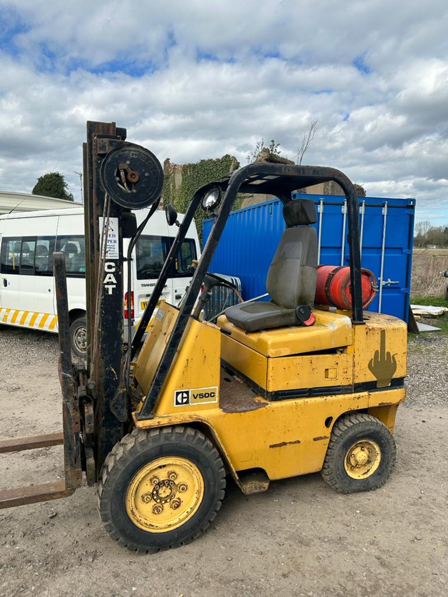 CATERPILLAR V50C FORKLIFT TRUCK - NO VAT (ONLY VAT ON BUYERS PREMIUM)