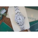 ROLEX OYSTER DATE / DATEJUST MODEL 79160 - BOX, CERTIFICATE & TAGS