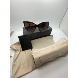 BVLGARI TORTOISE SHELL DIAMONTE SET SUNGLASSES