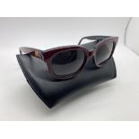 BALENCIAGA SUNGLASSES WITH A CASE (NON-BALENCIAGA CASE)