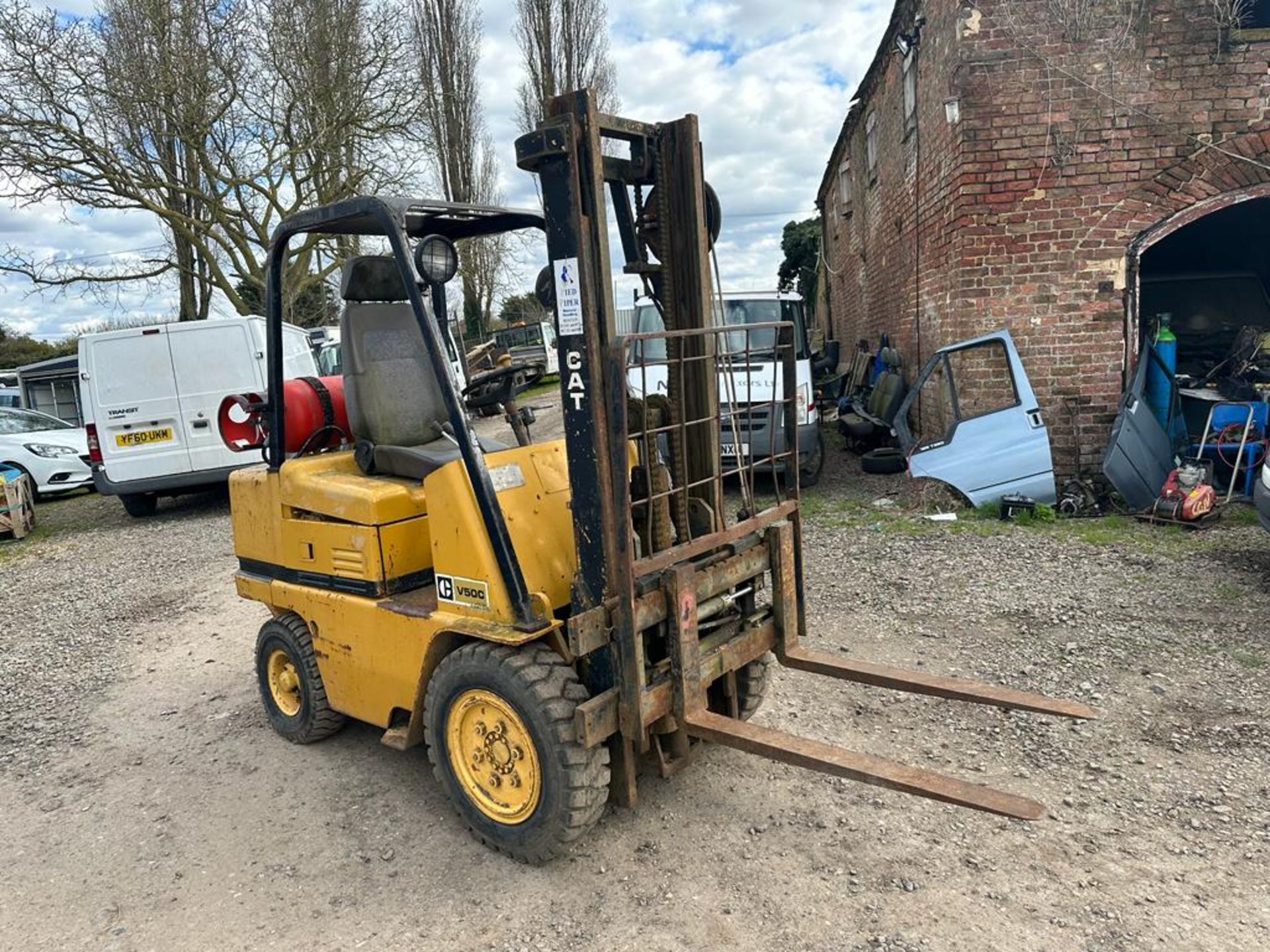 CATERPILLAR V50C FORKLIFT TRUCK  - NO VAT (ONLY VAT ON BUYERS PREMIUM) - Image 2 of 10