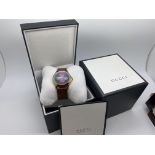 GUCCI C-B TIMELESS HONEY BEE WATCH BOXED WITH COA MODEL YA126451A