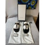 GUCCI SANDALS ('PAR AMOUR') - SIZE 39.5 / UK SIZE 6