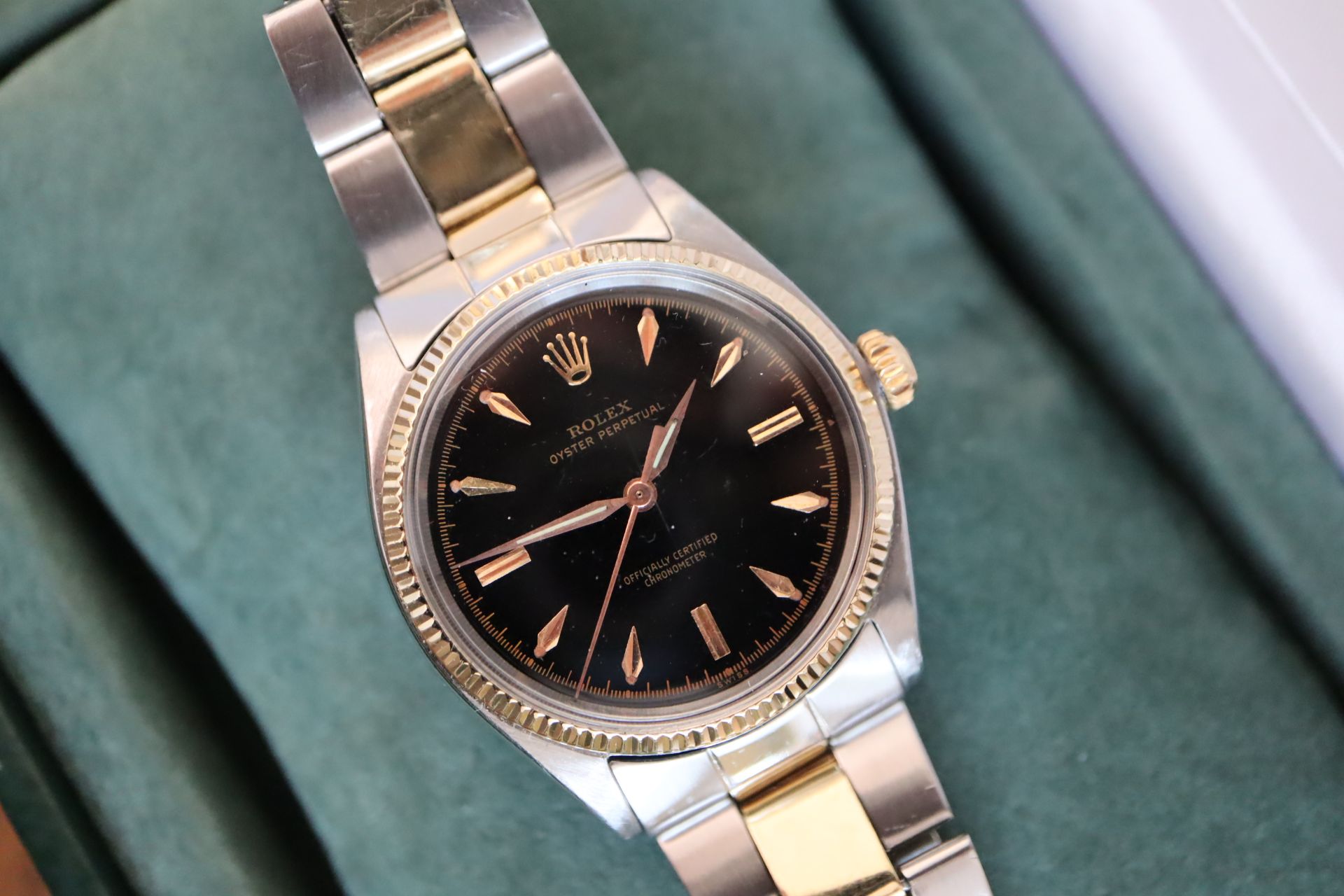 ROLEX 'OYSTER PERPETUAL' - GOLD & STEEL MODEL