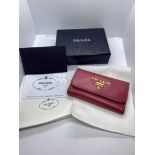 BOXED PRADA KEY HOLDER WALLET