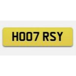 "HORSEY" PRIVATE REGISTRATION > HO07 RSY < (Currently on retention)