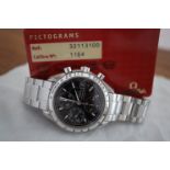 OMEGA SPEEDMASTER DATE - (REF. 3413.50.00) - 39mm STAINLESS STEEL - BLACK DIAL