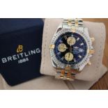 BREITLING CHRONOMAT EVOLUTION (REF.13356) 18K GOLD & STEEL - BOX / TRAVEL POUCH