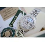 *STUNNING* DIAMOND ROLEX DATEJUST 26' REF. 6917 - STEEL & WHITE GOLD (BOX & ACCESSORIES ETC)