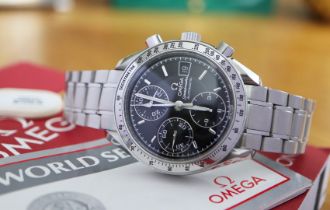 OMEGA SPEEDMASTER CHRONOGRAPH - REF. 3513.30.00 - BLACK DIAL / 39MM STAINLESS STEEL